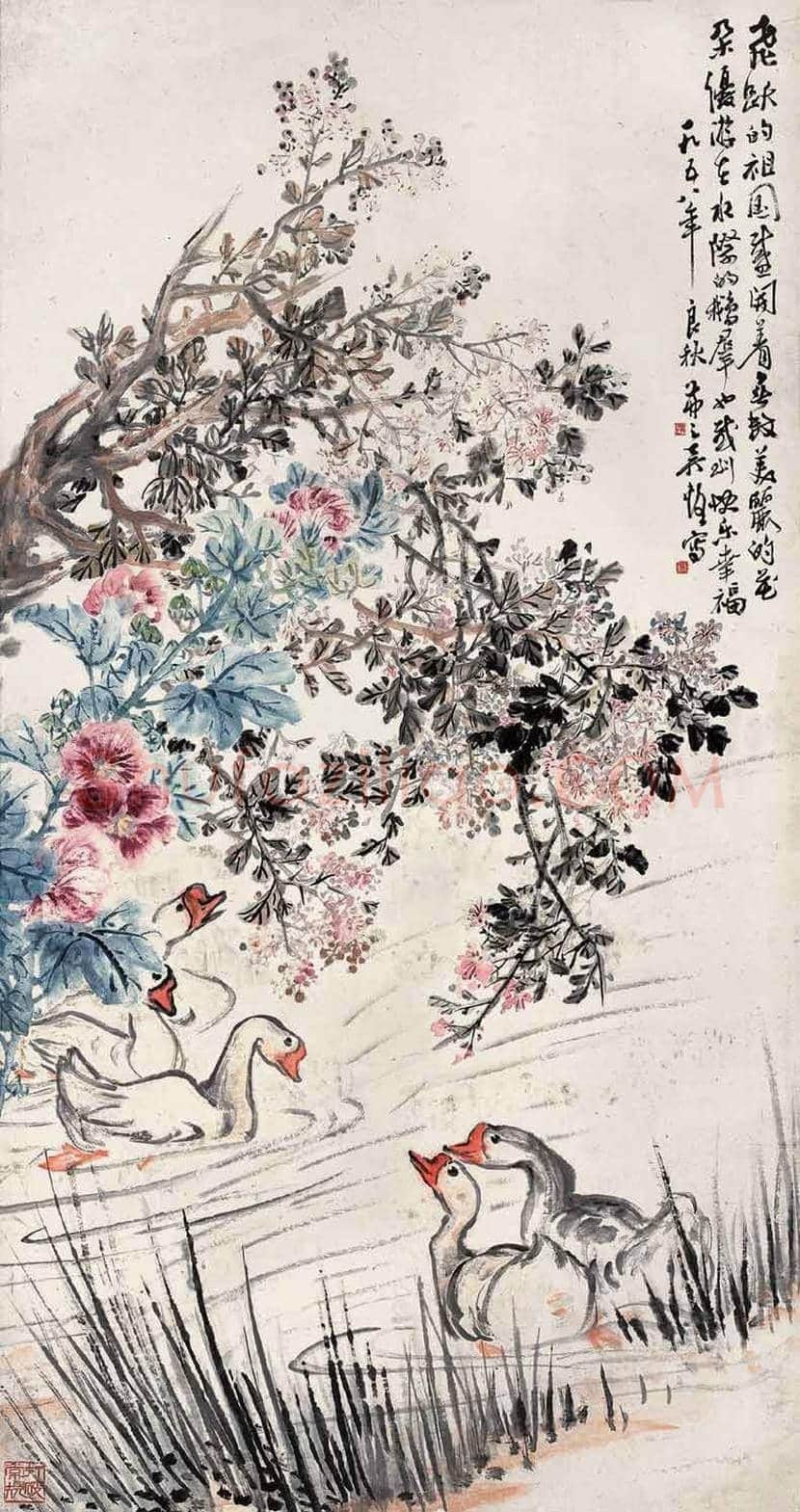 吴茀之花鸟画作品欣赏 | 书画常识