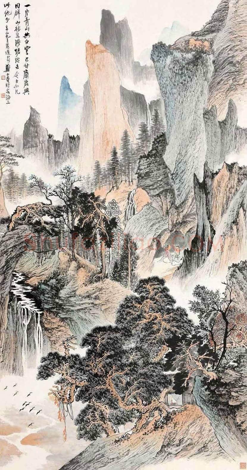 郑午昌字画价格,多少钱一平尺? | 书画百科