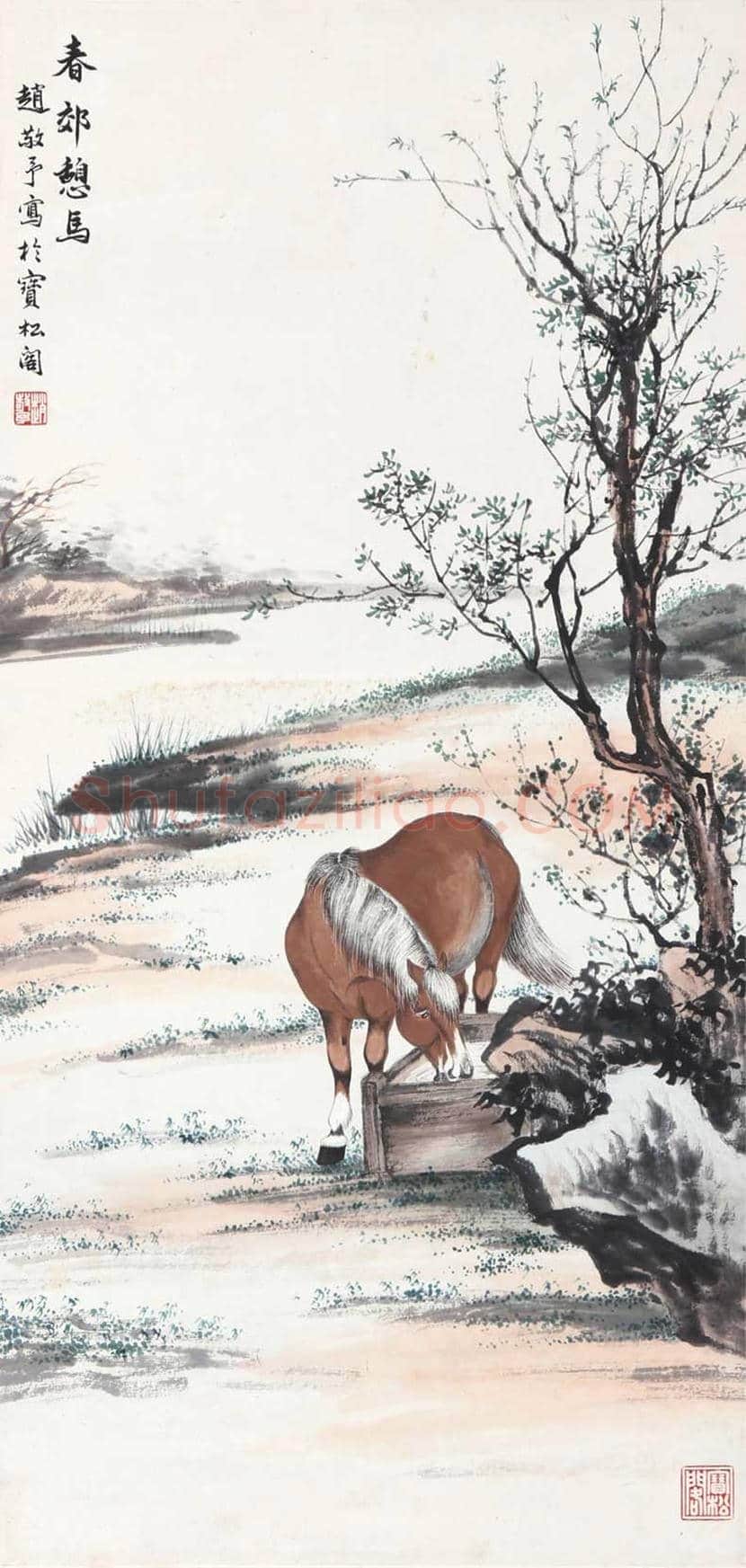 赵敬予作品欣赏，不愧为海派名家！ | 书画科普