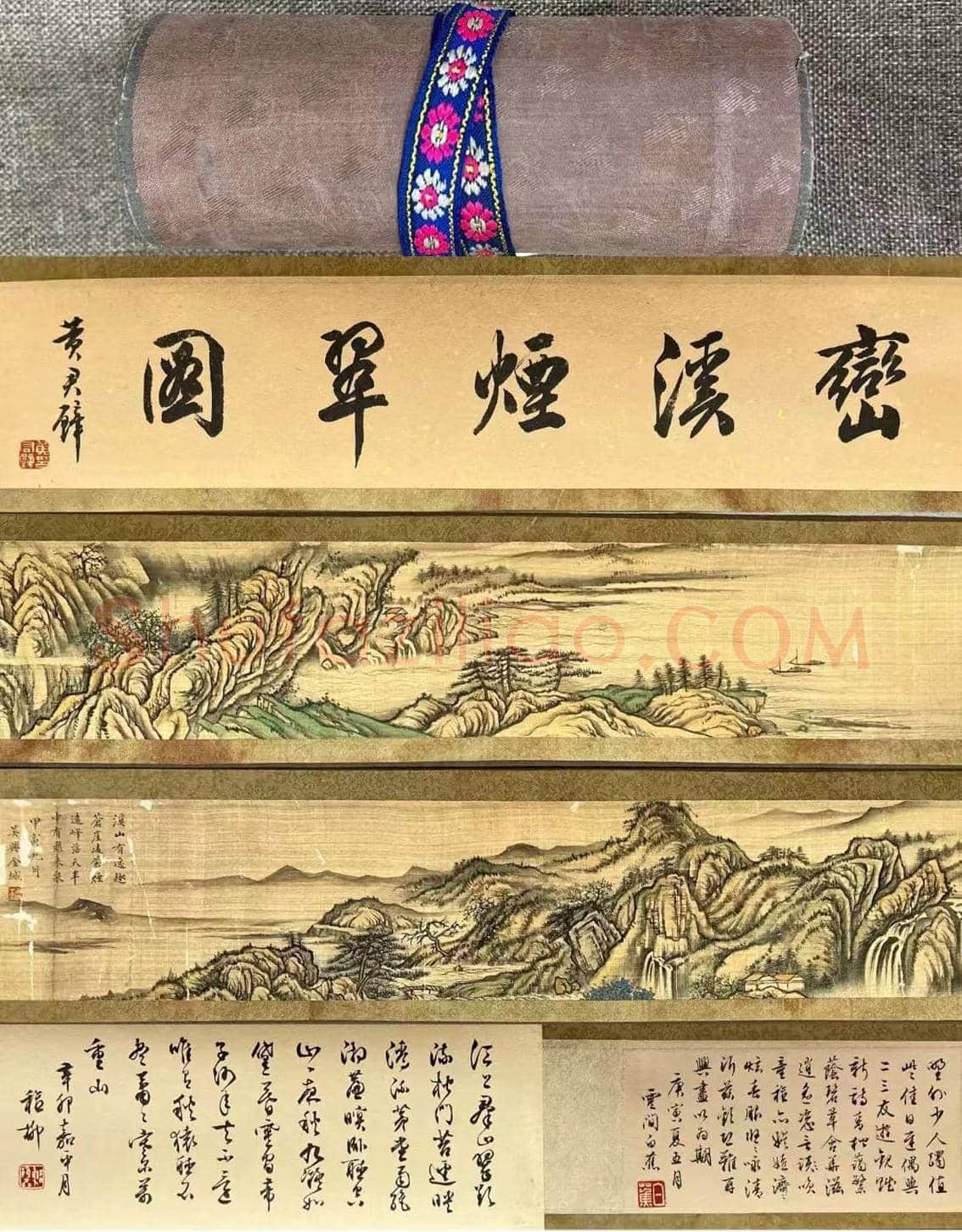 金城《峦溪烟翠图》,经典力作 | 国画作品