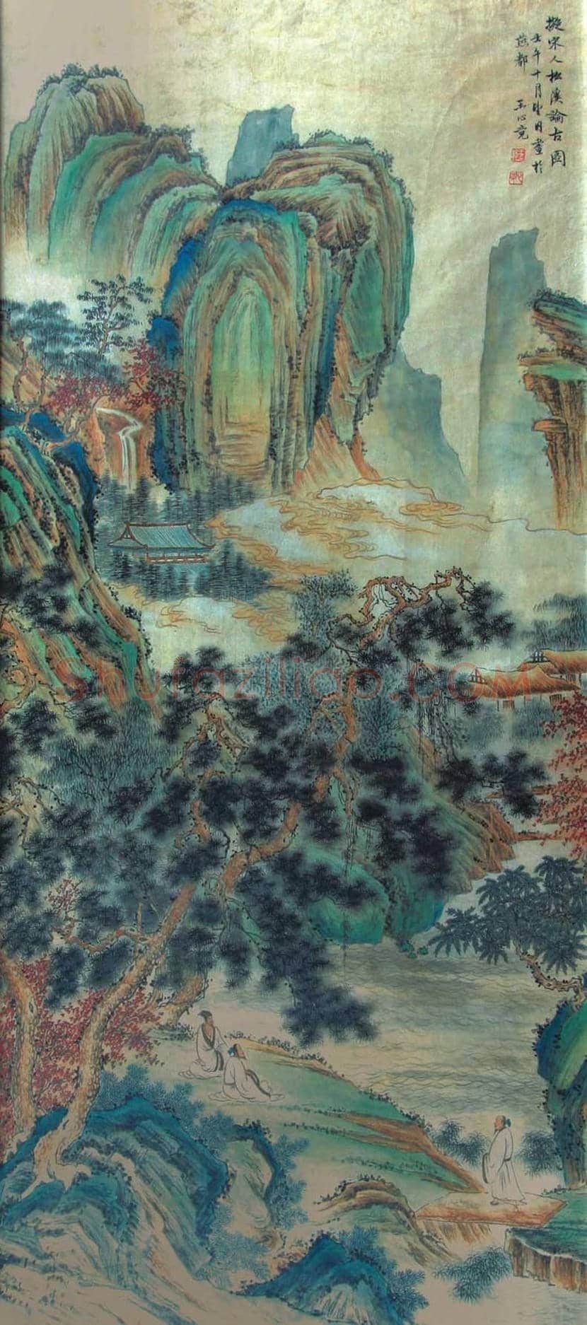 王心竟山水画欣赏 | 书画百科