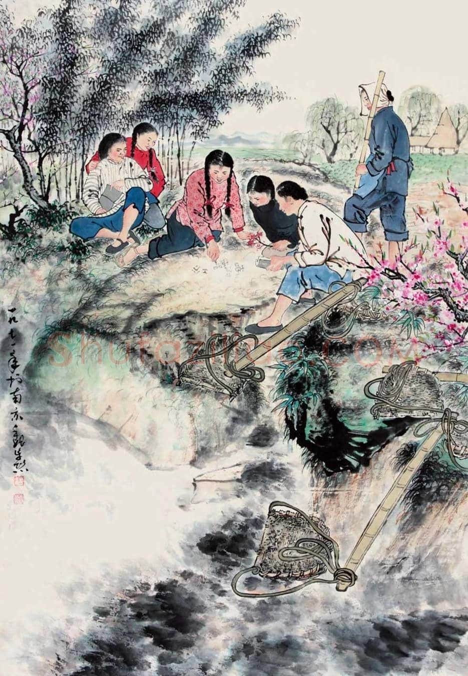 魏紫熙人物画作品欣赏 | 书画资料