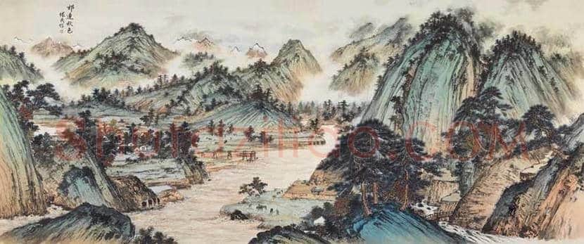周怀民山水画作品欣赏 | 书画科普