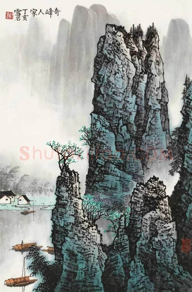 白雪石绘画作品《桂林山水》欣赏(100幅) | 书画文摘