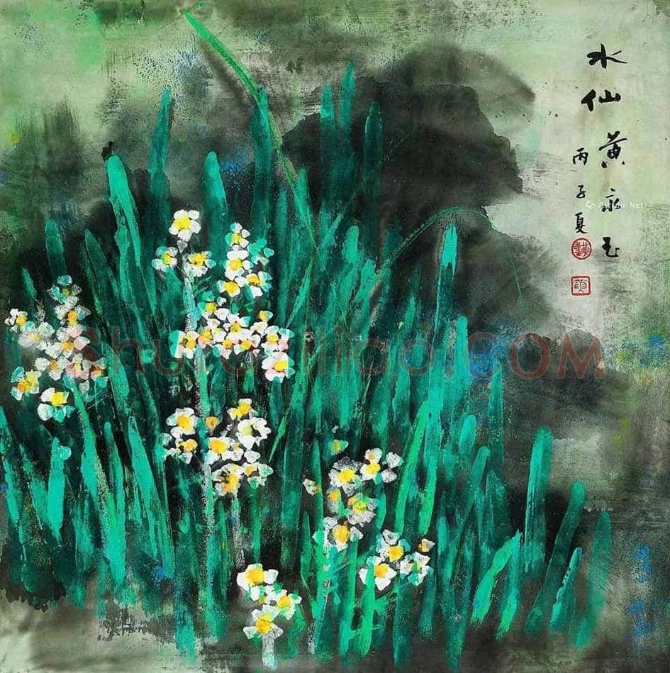 名家笔下的水仙,万种风情,尽在不言中! | 书画百科