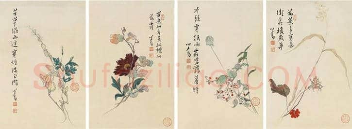 溥儒花卉作品欣赏 | 书画知识