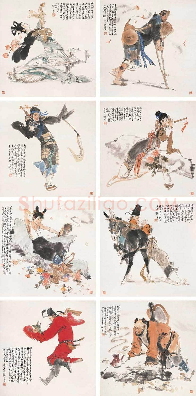 颜梅华人物画欣赏 | 书画百科