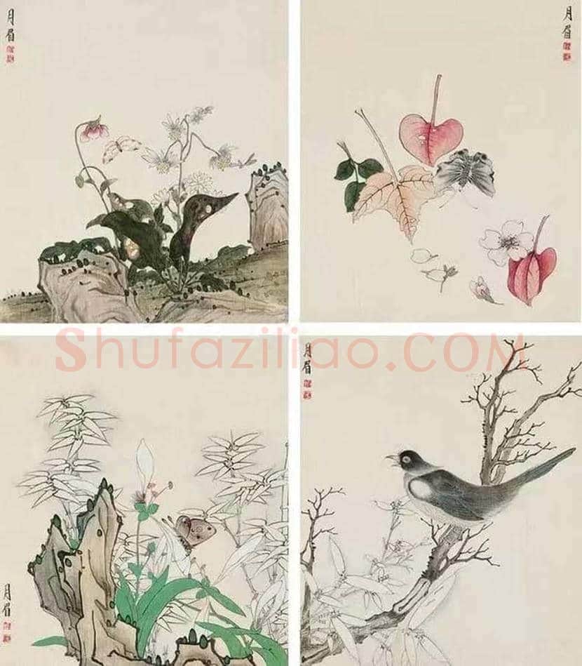谢月眉作品欣赏 | 书画百科