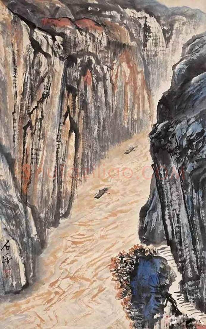 石鲁山水画作欣赏，撼人心魄！ | 书画讲解