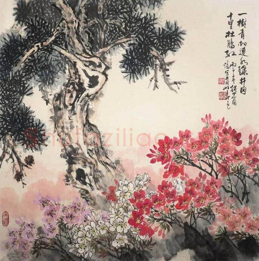 张世简花鸟画作品欣赏 | 书画学堂