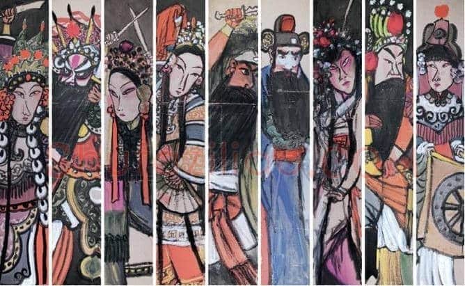 戏曲人物画名家画作 | 书画学堂
