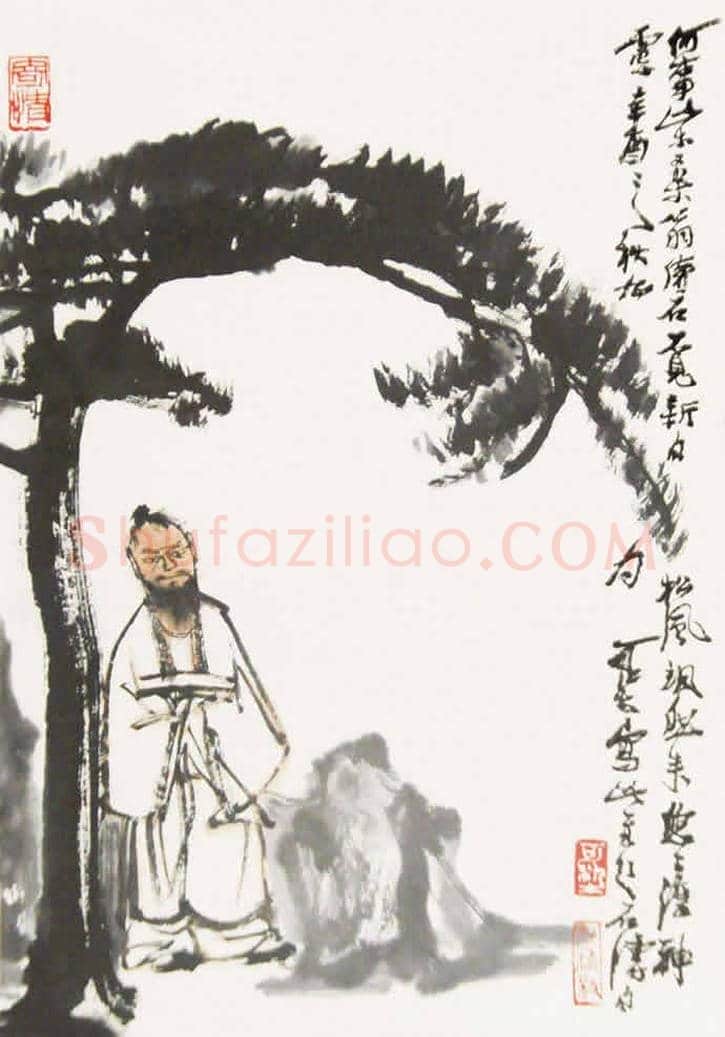 李可染人物画,极少见! | 书画科普
