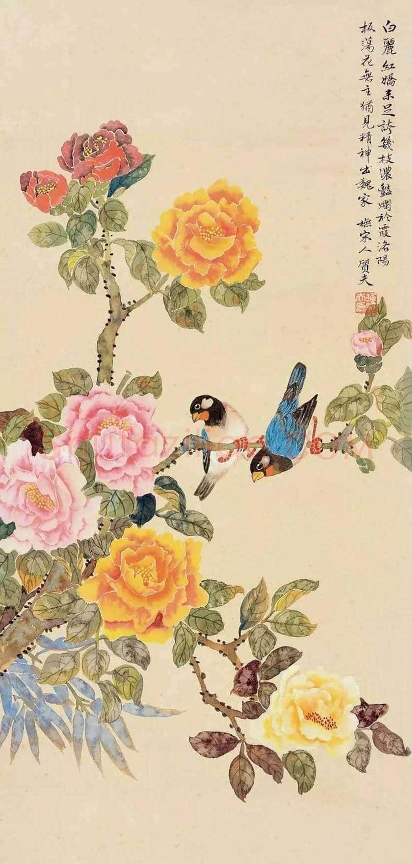 钟质夫花鸟画作品欣赏 | 书画文摘