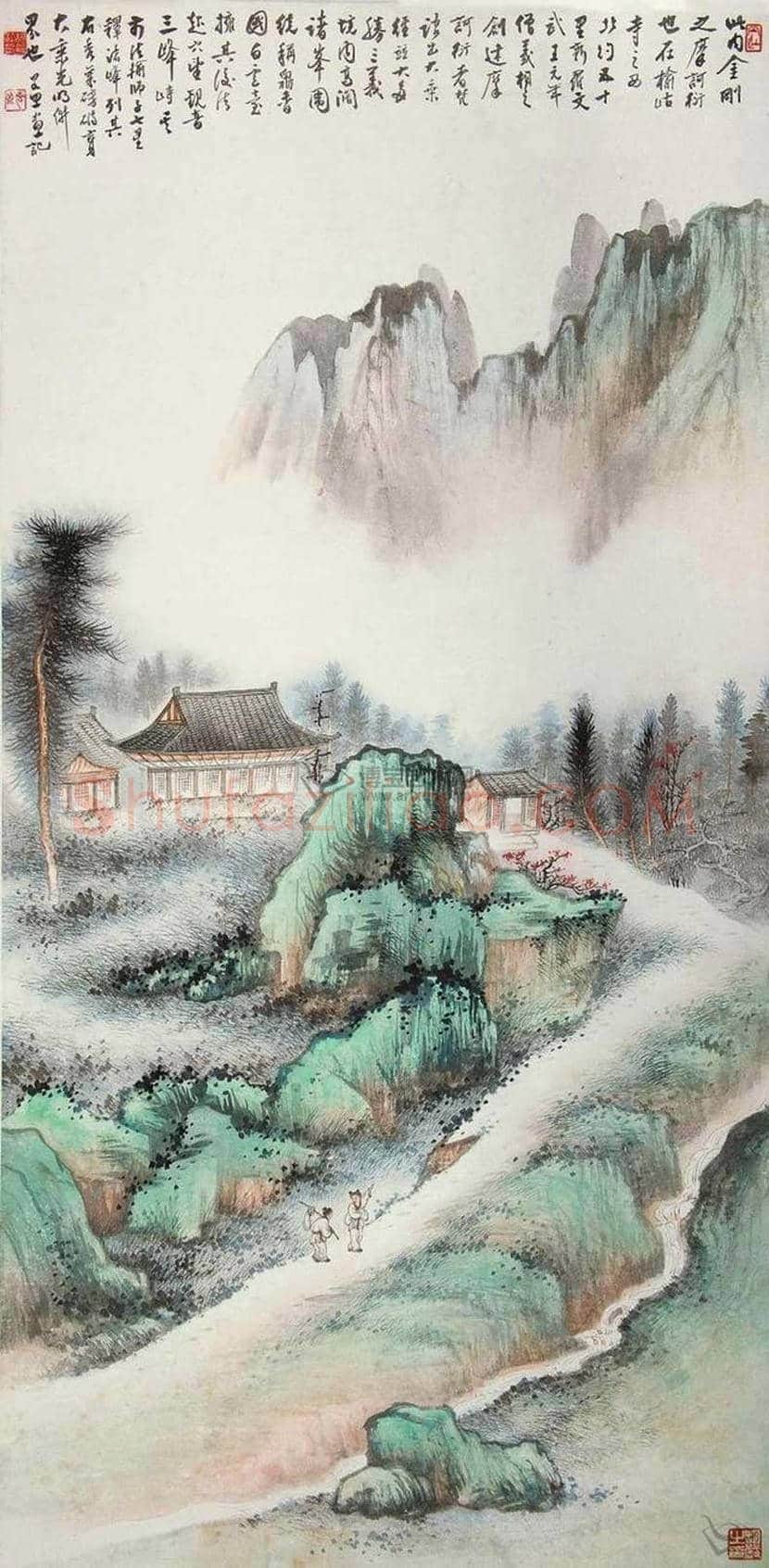 胡若思山水画拍卖价格及欣赏 | 书画学堂