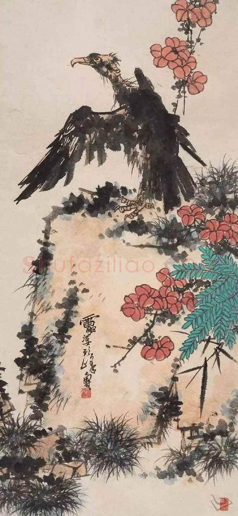 潘天寿指墨画艺术及欣赏 | 书画资料