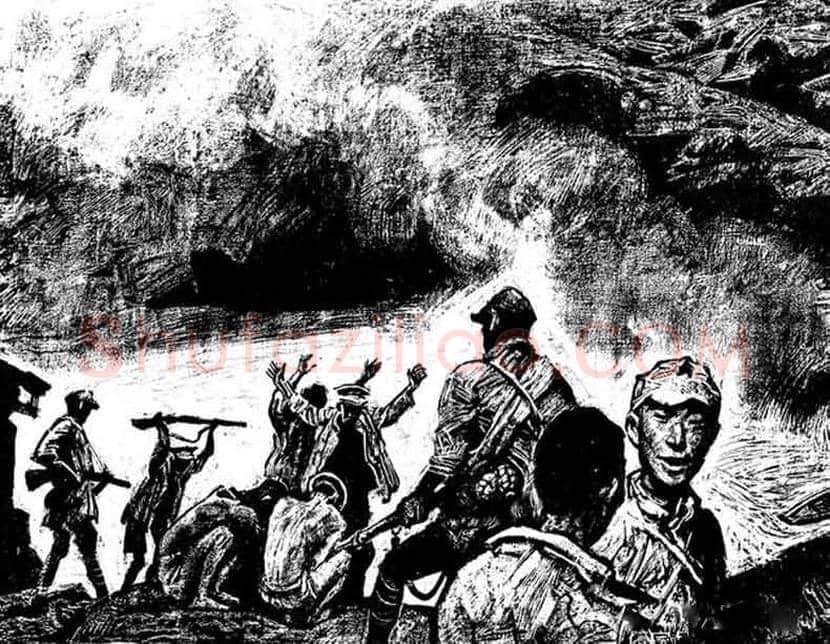沈尧伊《地球的红飘带》，长征史诗连环画！ | 书画文摘