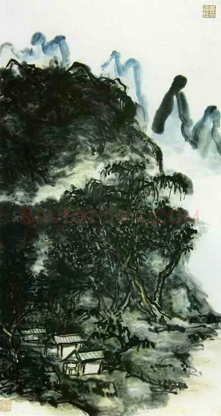 黄宾虹笔下的山水，百看不厌！ | 书画文摘