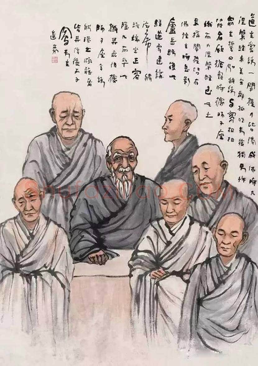 吕凤子人物画作品欣赏 | 书画百科
