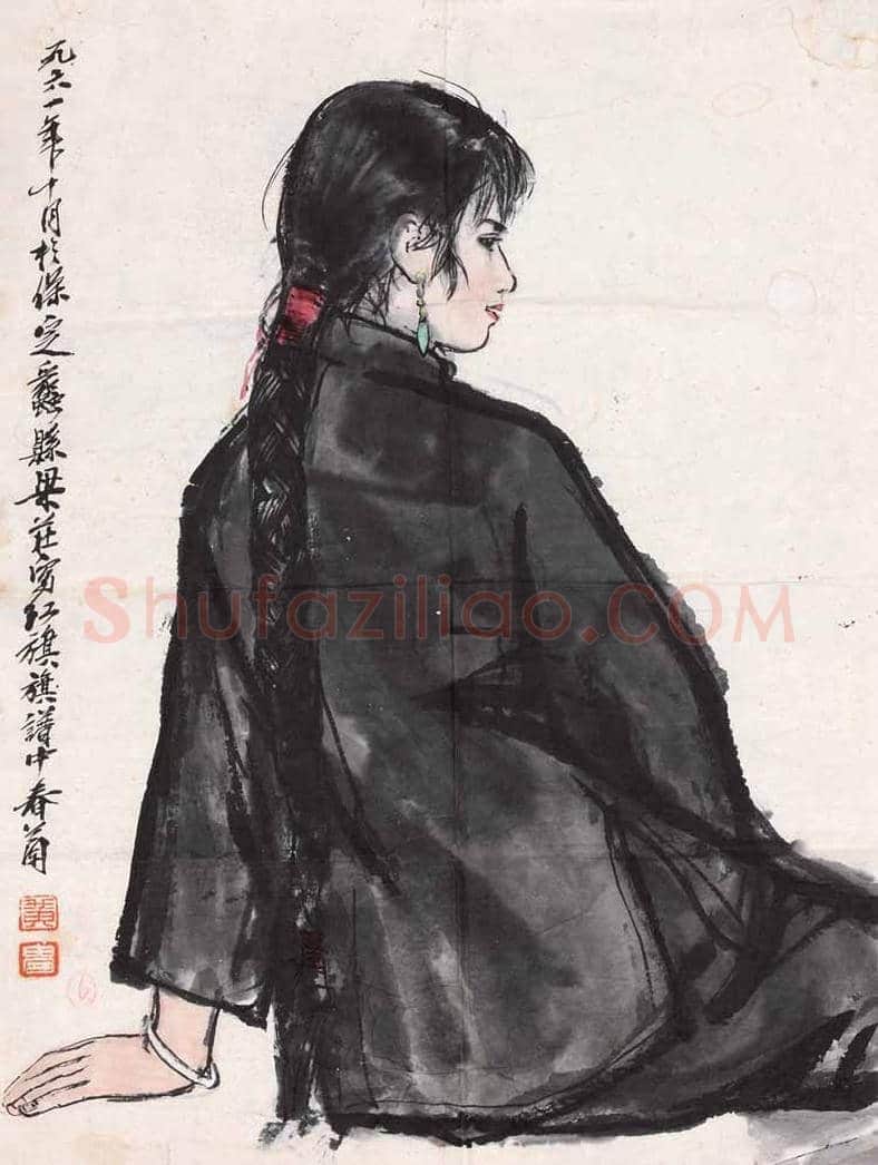 黄胄《春兰》系列作品欣赏 | 书画学堂