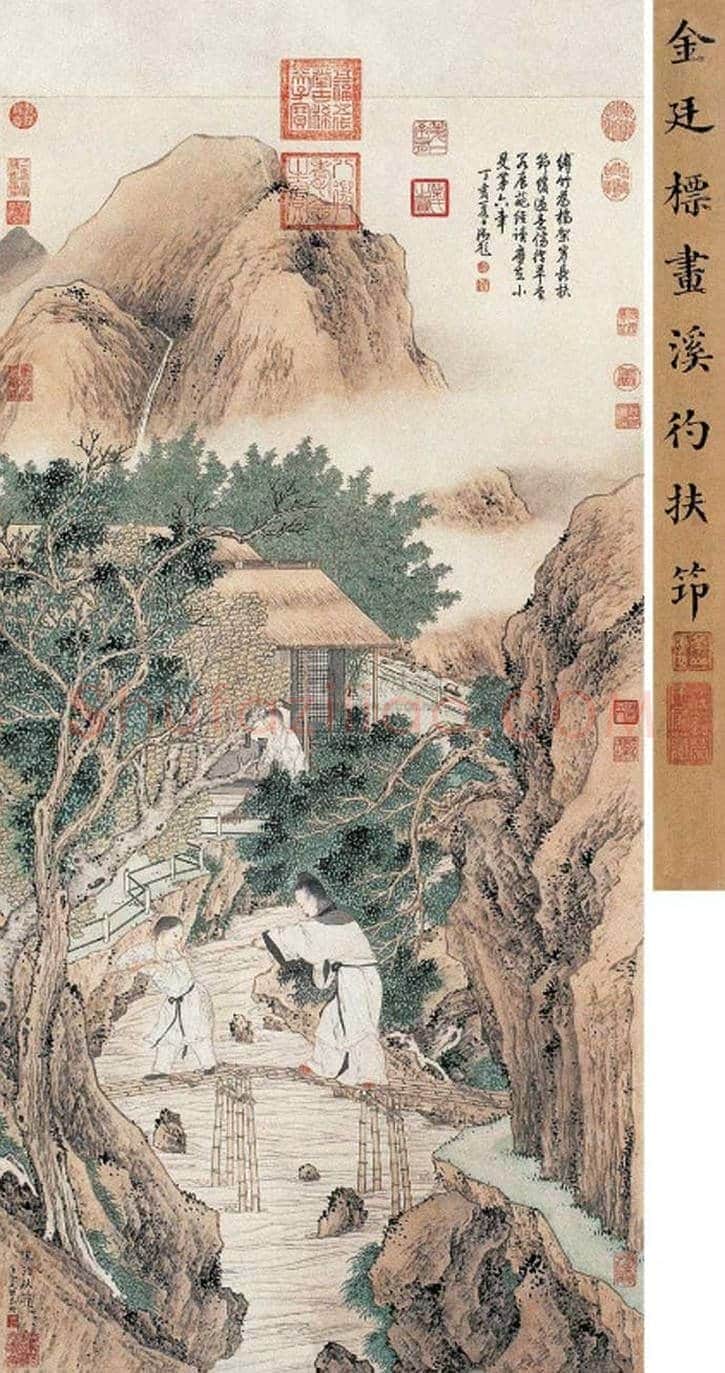 金廷标绘画作品欣赏 | 书画资料