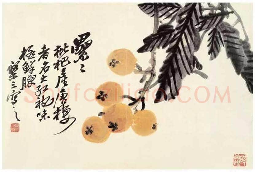 诸乐三国画作品欣赏 | 书画百科