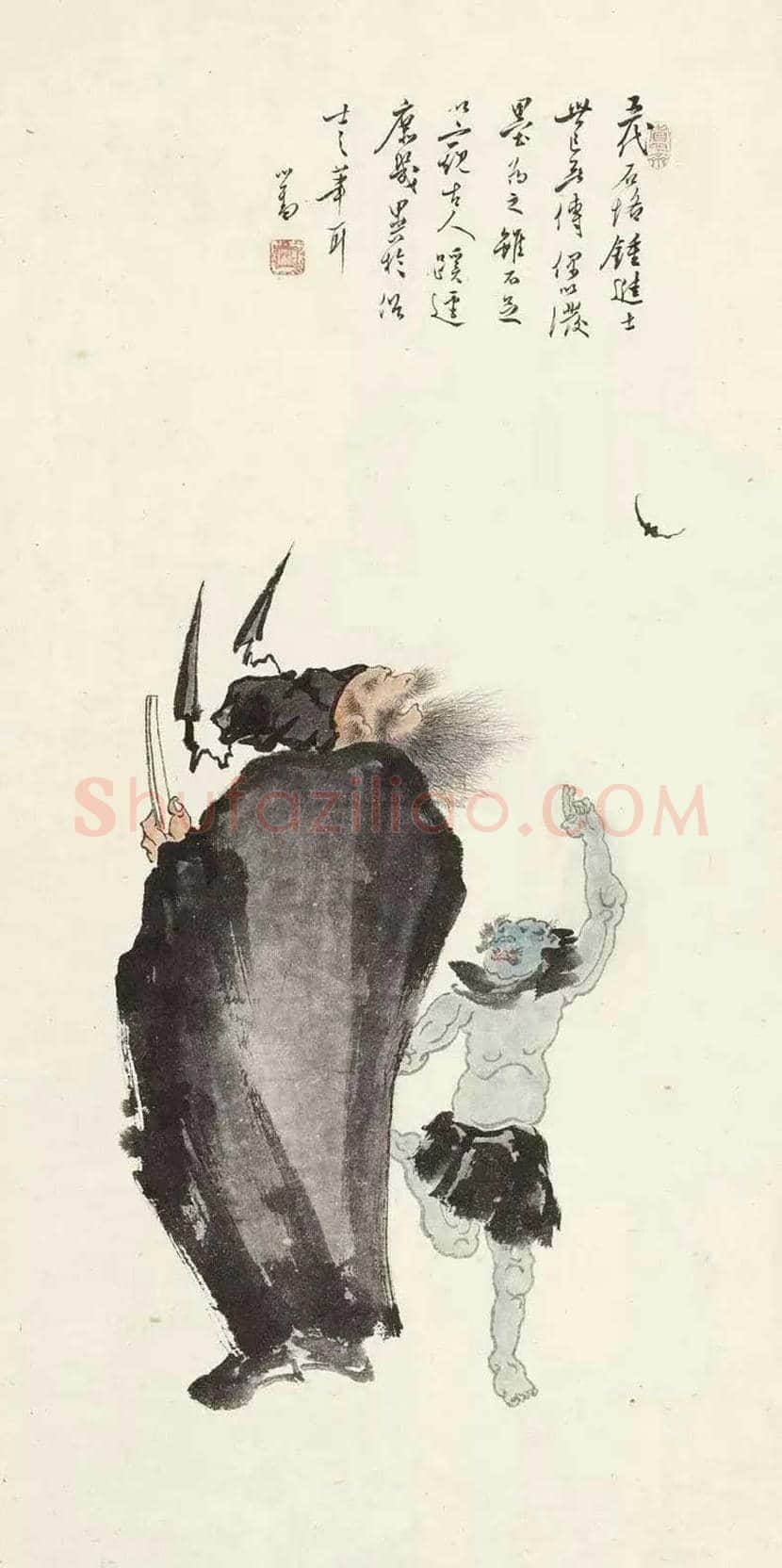 溥儒笔下的妖魔鬼怪欣赏 | 书画讲解