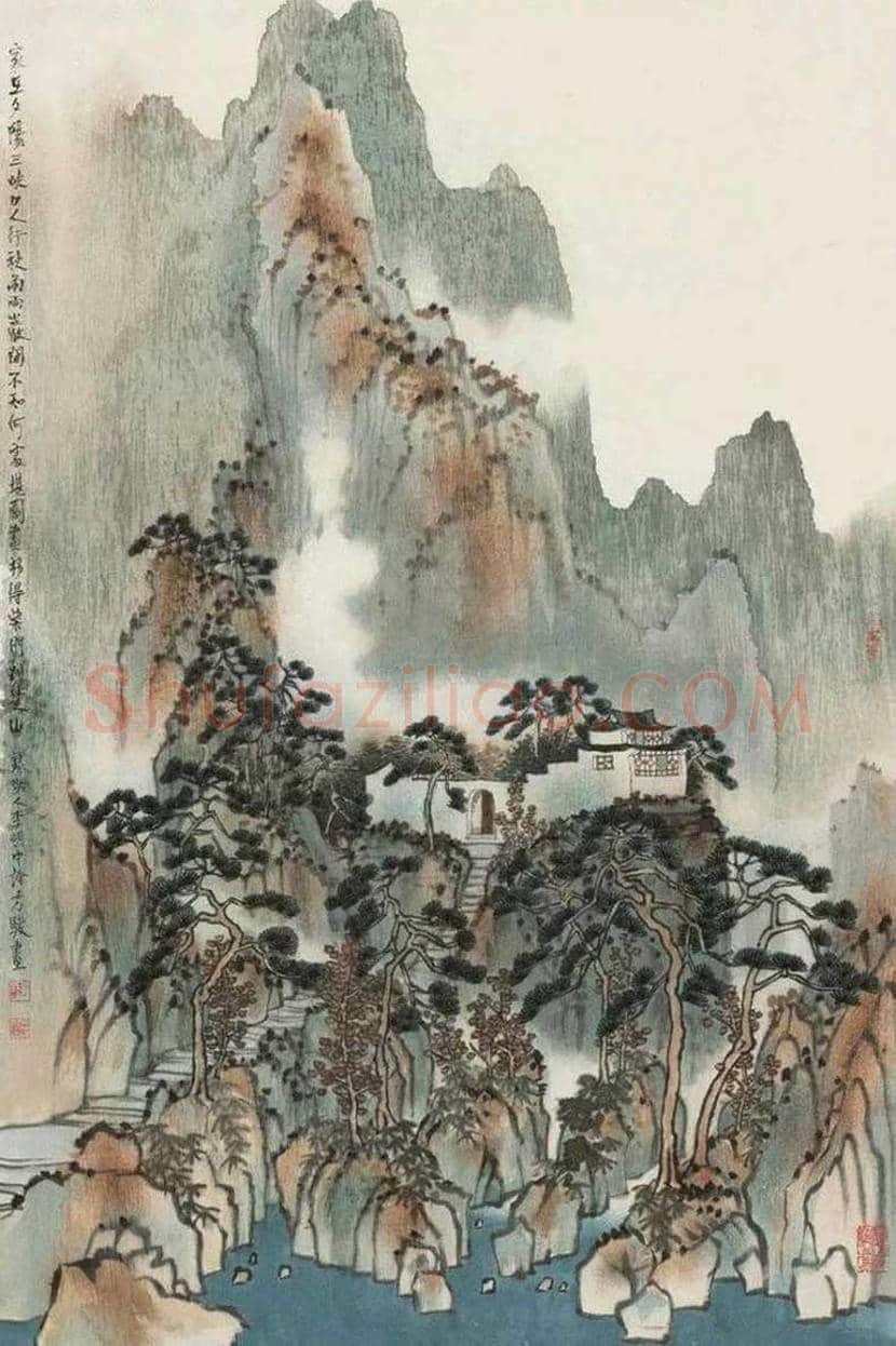 方骏山水画作品欣赏 | 书画常识