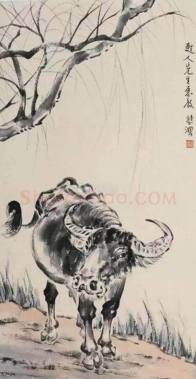 徐悲鸿笔下的46幅家畜图,形象生动 | 书画文摘