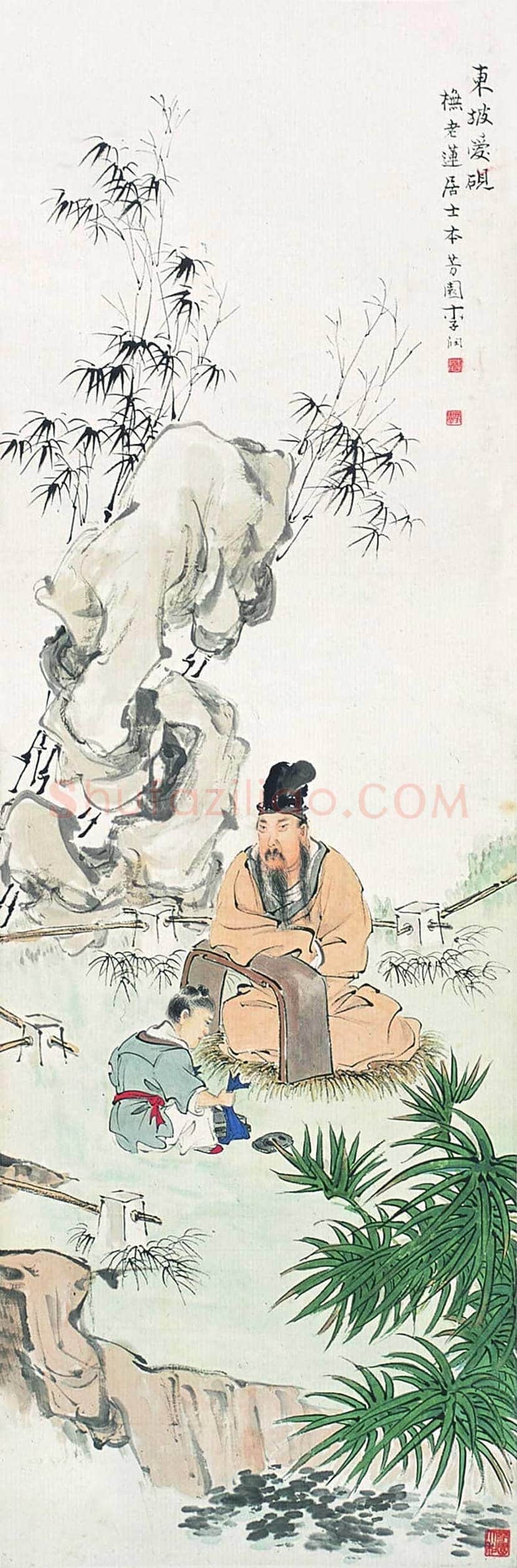 李芳园人物画作品欣赏 | 书画学堂