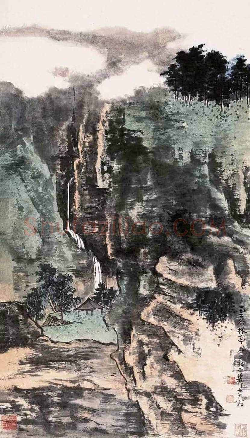 谢稚柳山水画欣赏 | 书画讲解