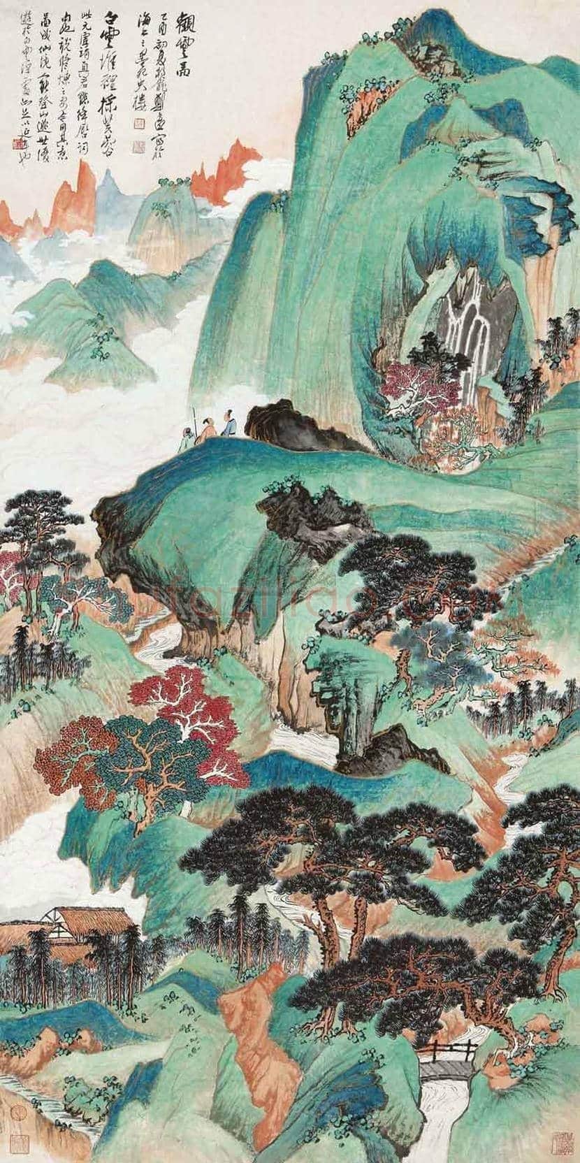 郑午昌字画价格,多少钱一平尺? | 书画百科