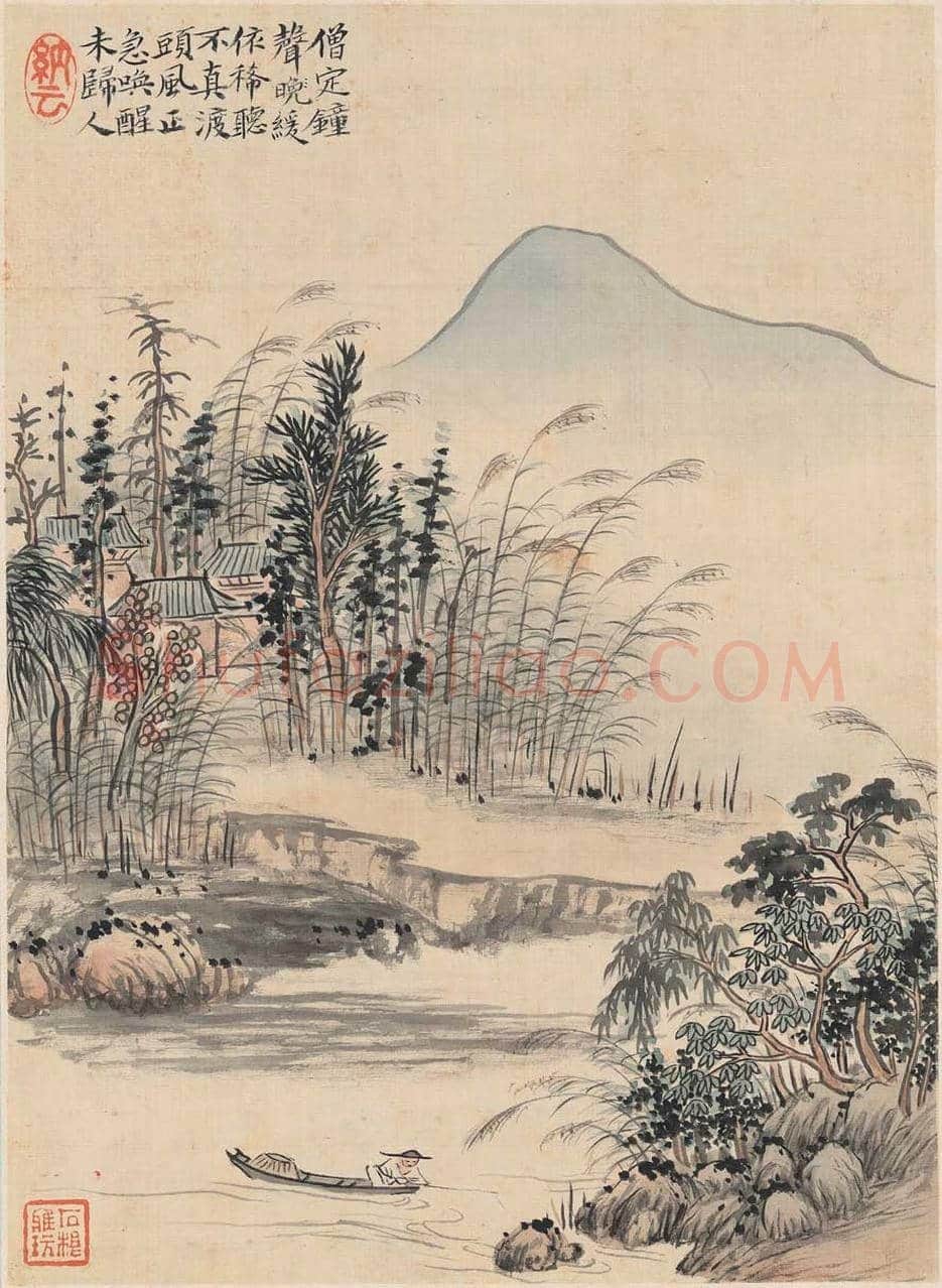 华嵒 《山水十二开》图赏 | 传世国画作品