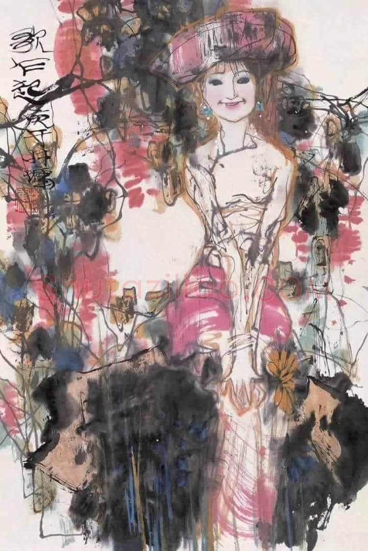 林墉精品水墨人物作品欣赏 | 书画讲解