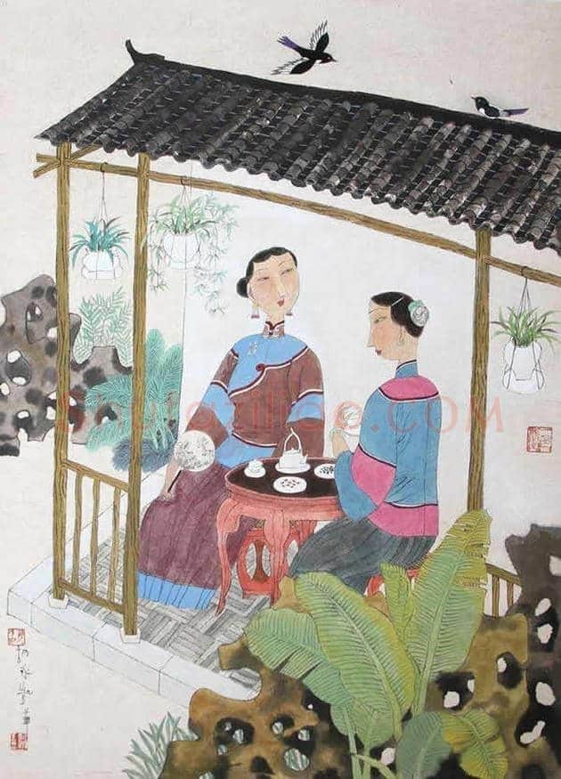 胡永凯作品欣赏-美人依旧 | 书画文摘