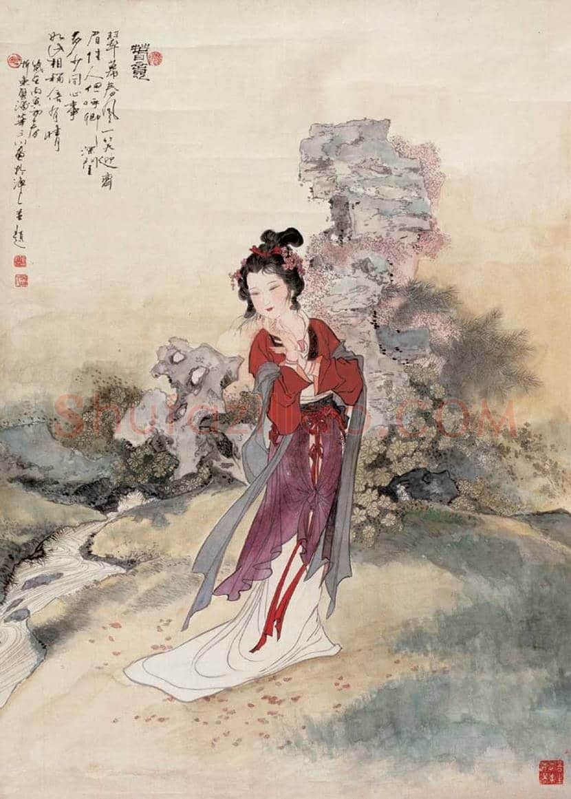 华三川工笔仕女作品欣赏 | 书画科普