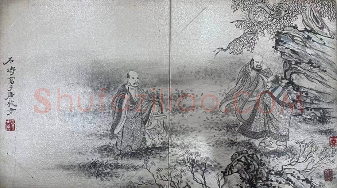 方士庶旧藏——石涛《罗汉册》 | 国画欣赏