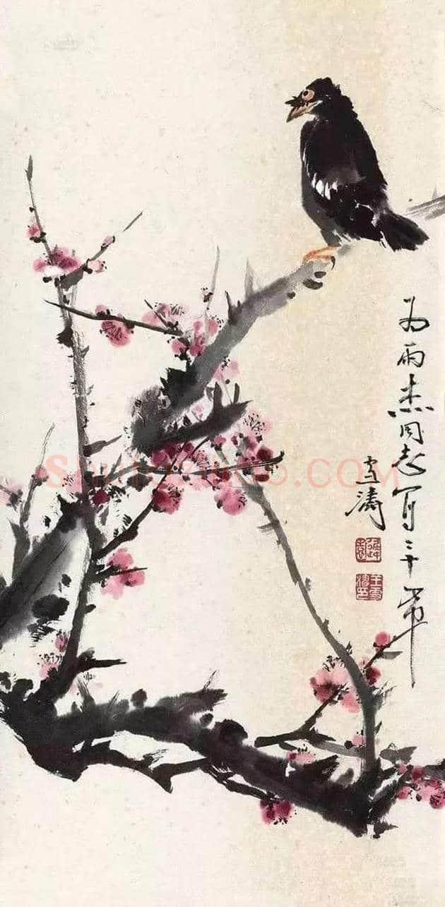 王雪涛梅花作品欣赏 | 灵性画梅 | 书画常识