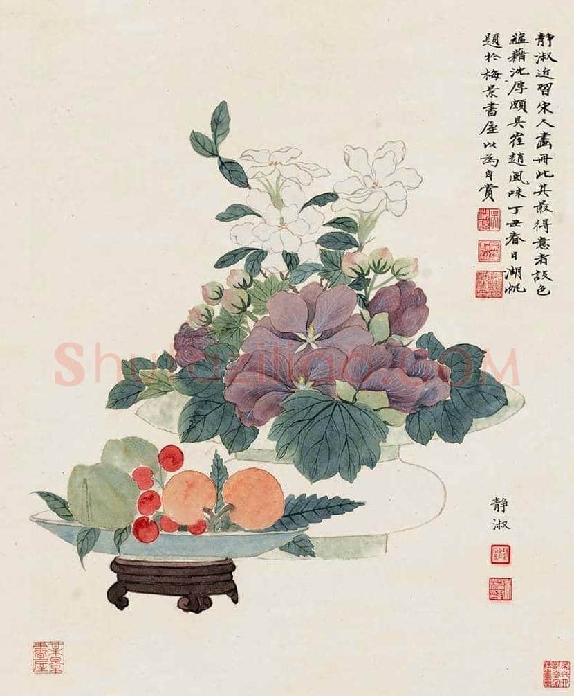潘静淑作品欣赏 | 书画知识