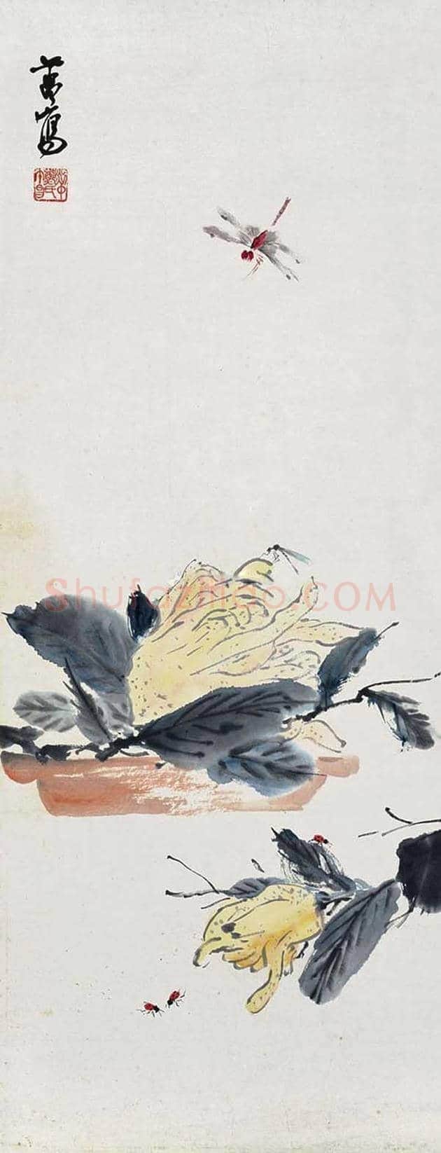 郑午昌花卉作品欣赏 | 书画学堂