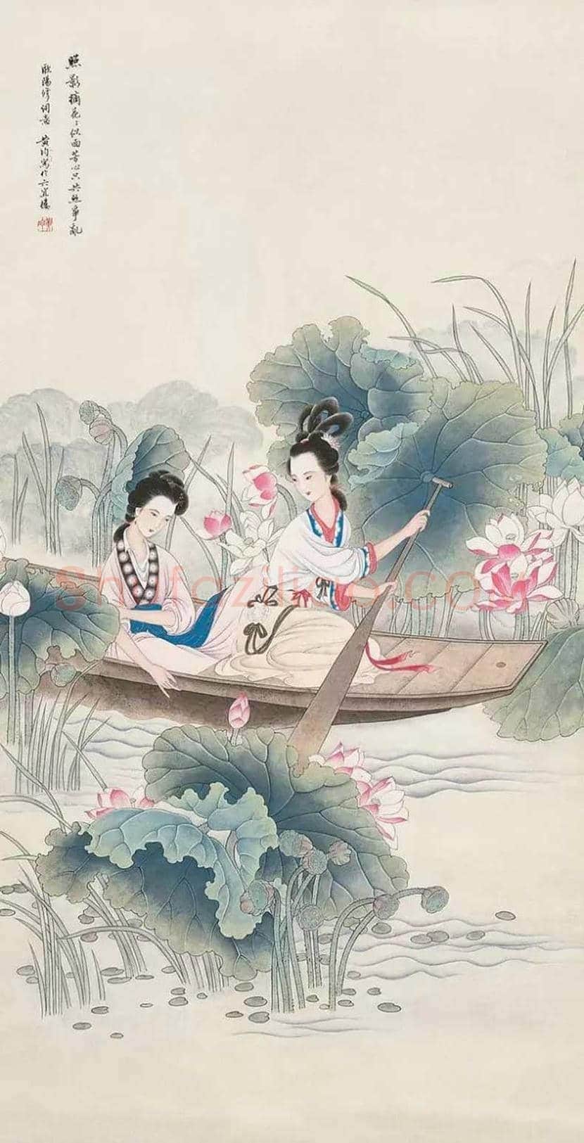 黄均工笔人物画欣赏 | 书画资料