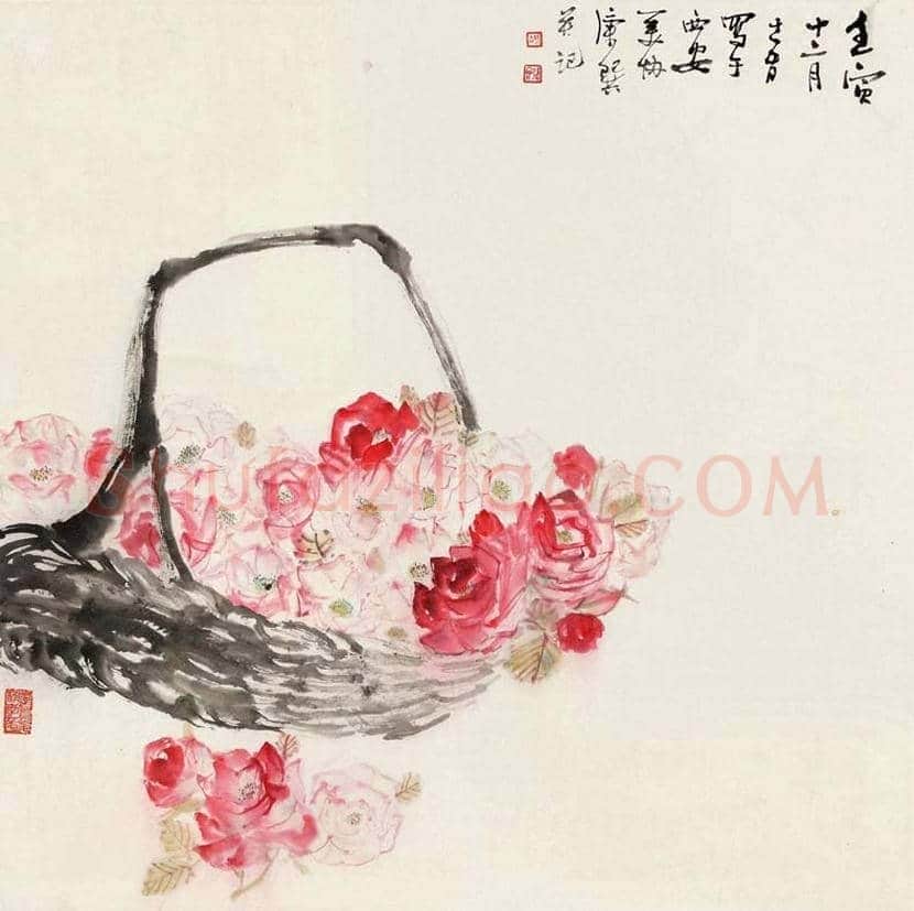 康师尧丨长安画派中唯一以花鸟画见长的画家 | 书画文摘