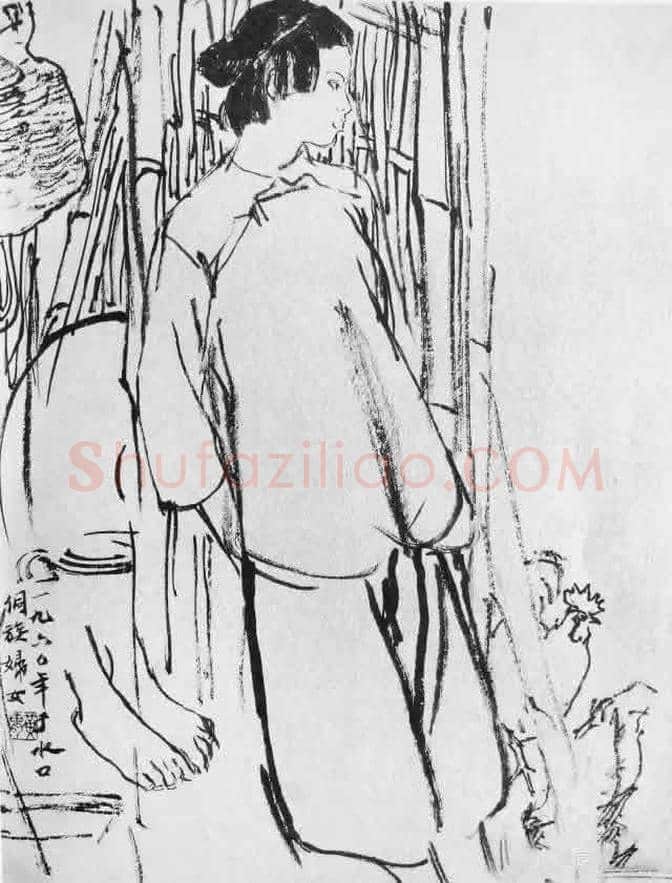 欣赏黄胄速写手稿100张！ | 书画学堂