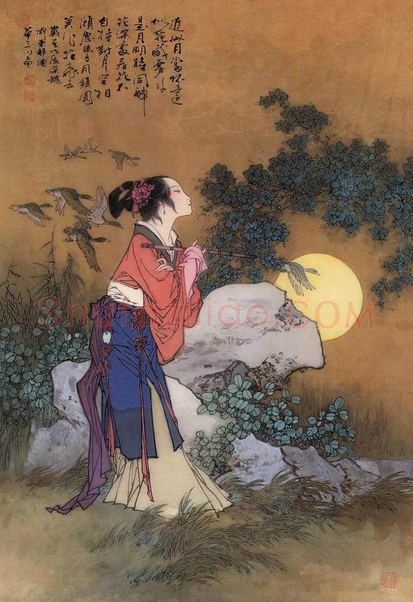 华三川工笔仕女作品欣赏 | 书画科普