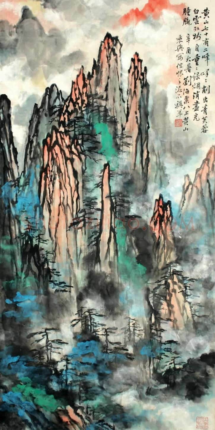 刘海粟泼墨泼彩作品精选 | 书画讲解