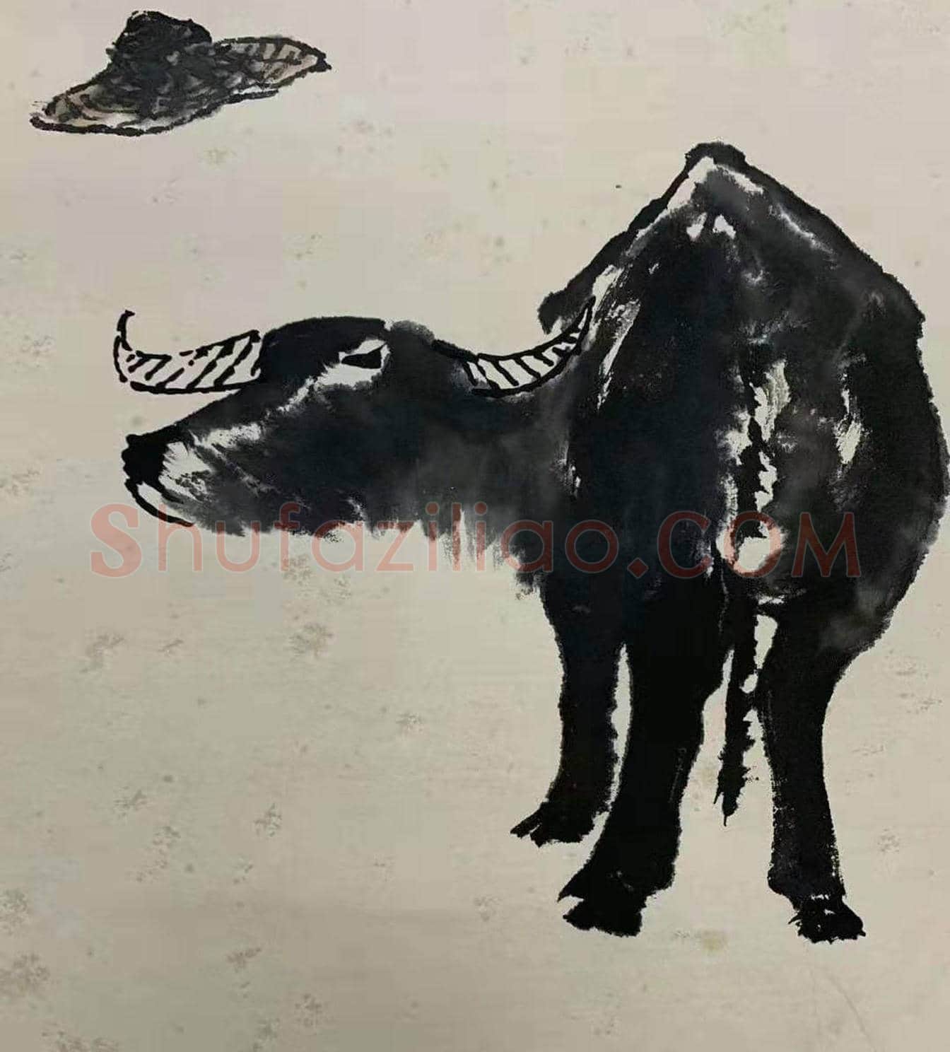 李可染作品《牧牛图》,晚年精品佳作 | 国画鉴赏