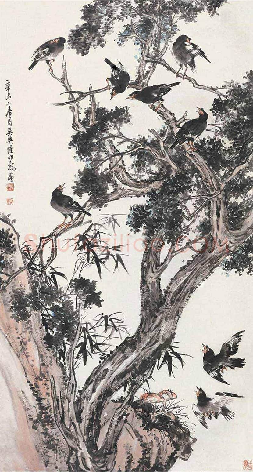 陆伯龙书画作品欣赏 | 书画资料