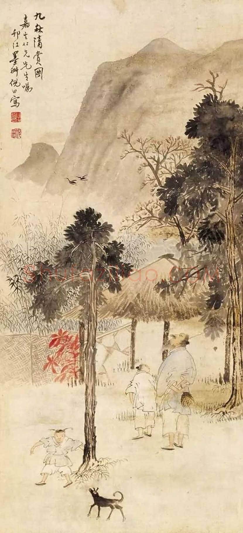 晚清画家｜倪田作品欣赏 | 书画学堂