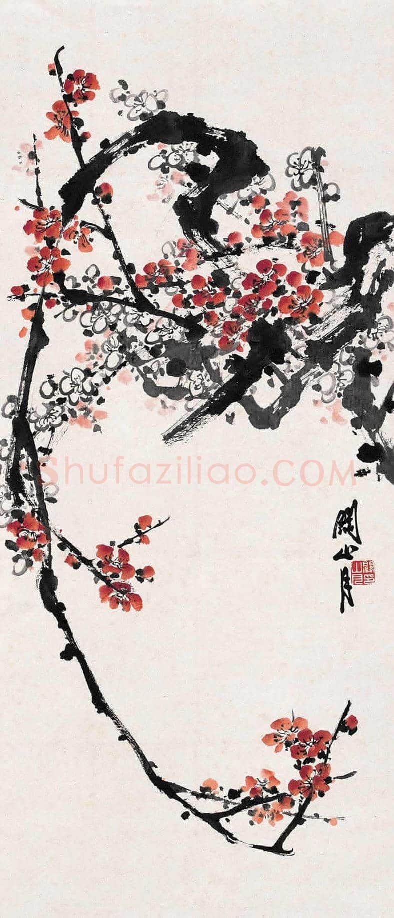 关山月花鸟画图赏 | 书画知识