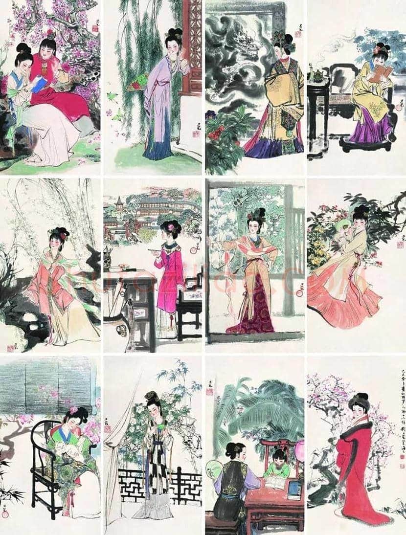 刘旦宅人物画作品欣赏 | 书画讲解