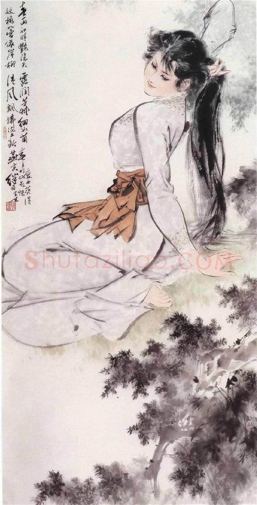 刘继卣先生笔下美女画欣赏 | 书画百科